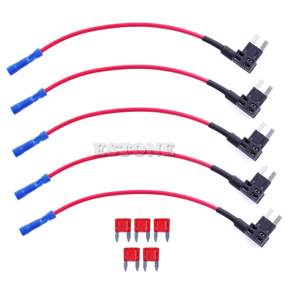 5Pcs Mini Atm Zekering Adapter Tap Dual Circuit Ad... Grandado