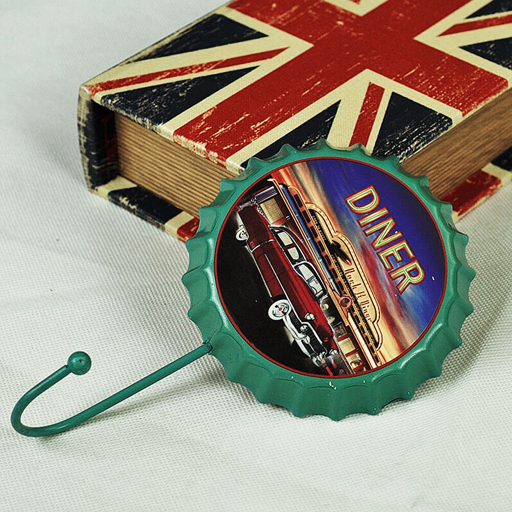 Creatieve Retro Metalen Bierfles Cap Teken Muur Haak Bar Pub Clue Decoratie