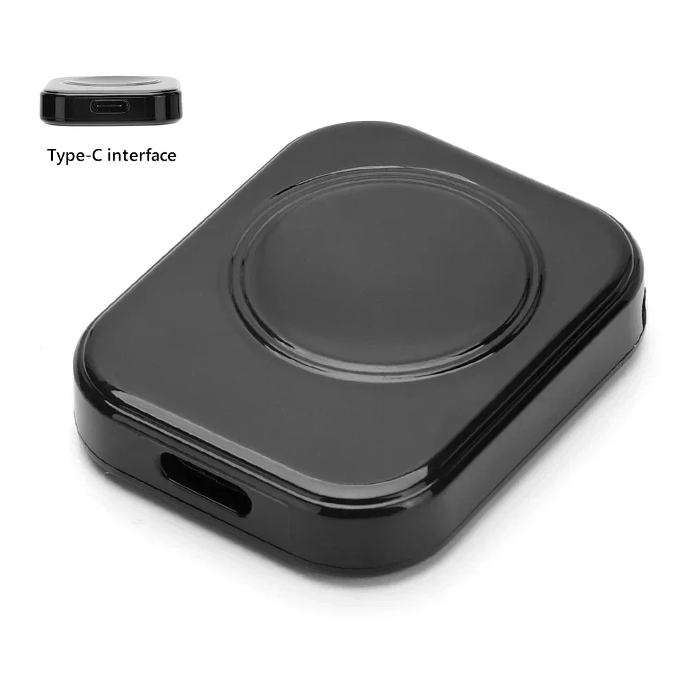 Cargador rápido inalámbrico magnético para Apple Watch Series 9 8 7 6 5 SE, cargador USB tipo C para estación de carga IWatch Series 6 5 3 2
