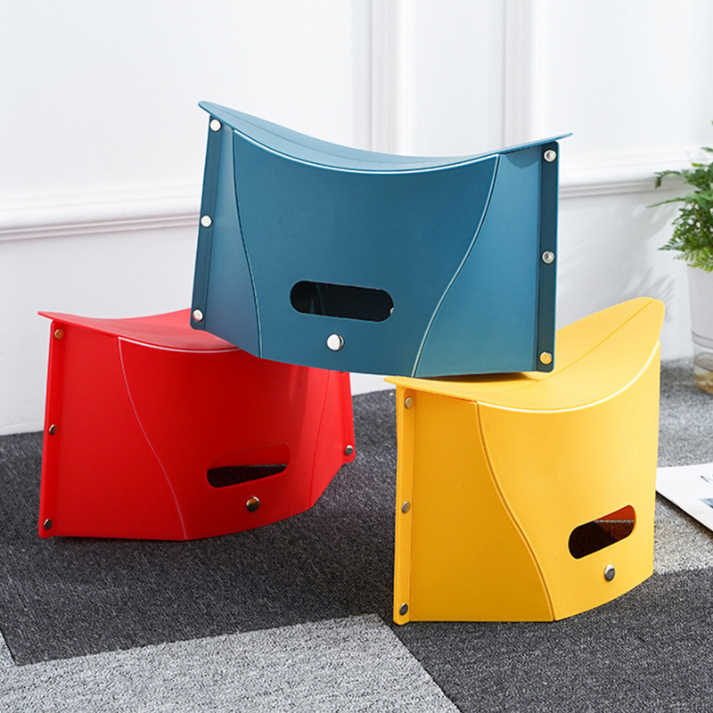 Folding Chair Plastic Portable Folding Stool Outdoor Chairs Portable Stool for Camping Storage Stool Storage Stool