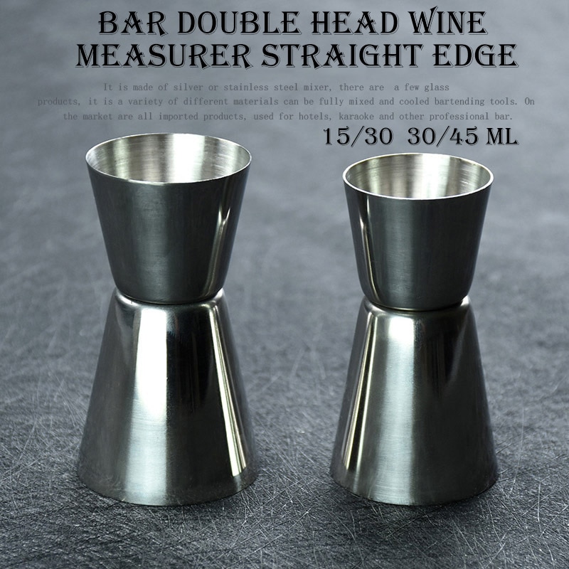 Dual Shot Drink Geest Meet Dubbele Jigger Rvs Cocktail Shaker Meet Cup Bar Keuken Gadgets 15/30Ml of 30/45Ml