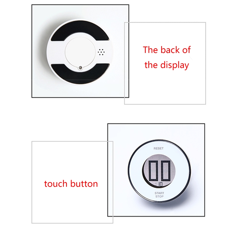 Digital Timer Large LED Display Countdown Countup Magnet Time Management for Classroom Cooking Fitness Baking Studying