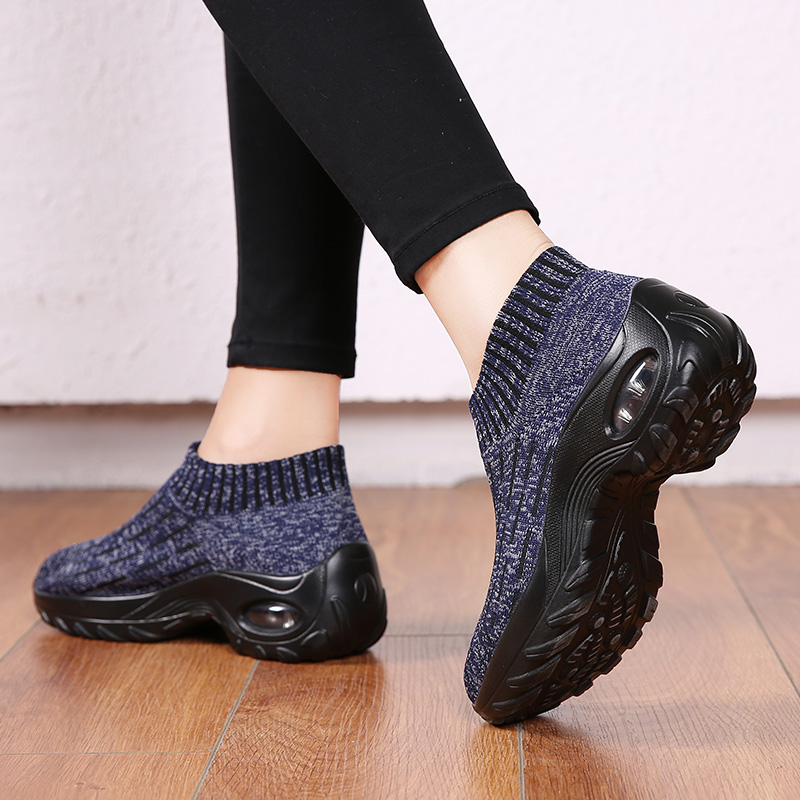 Adisputent Plattform Turnschuhe Schuhe Atmungsaktiv Fitness Schuhe Frauen Höhe Zunehmende Damen Wanderschuhe Plus Größe 36-42