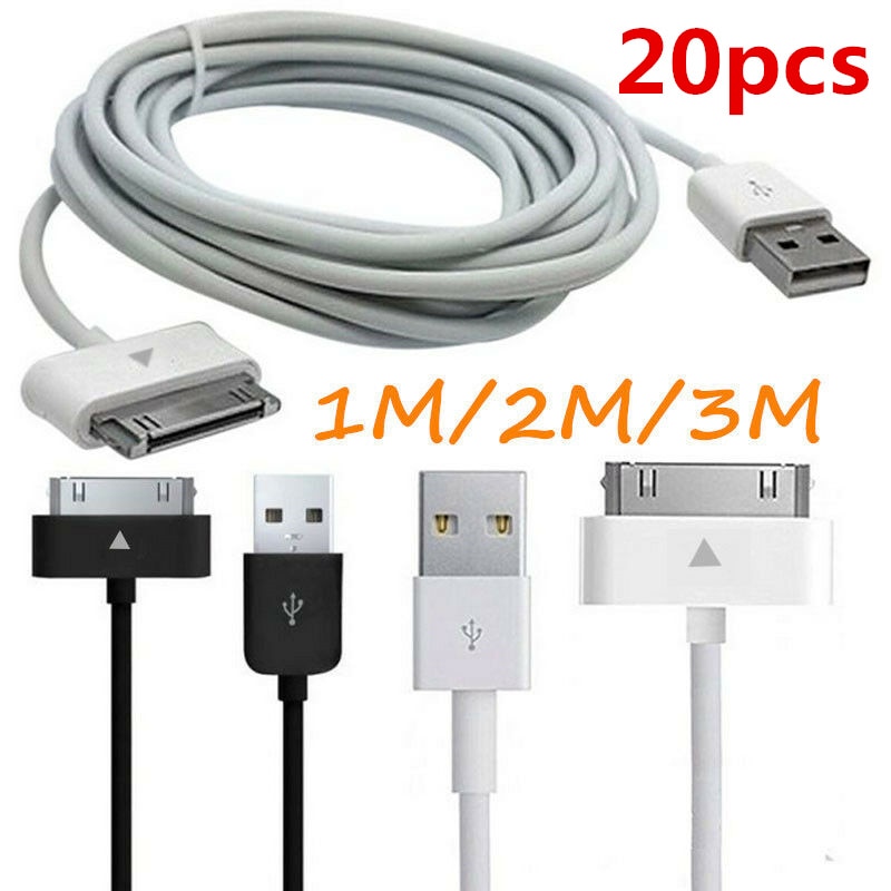 20Pcs 1M 2M 3M Usb Data Charger Cable Lead Voor Samsung Galaxy Tab 2 Tablet 7 "8.9" 10.1 P5110 Tab P1000