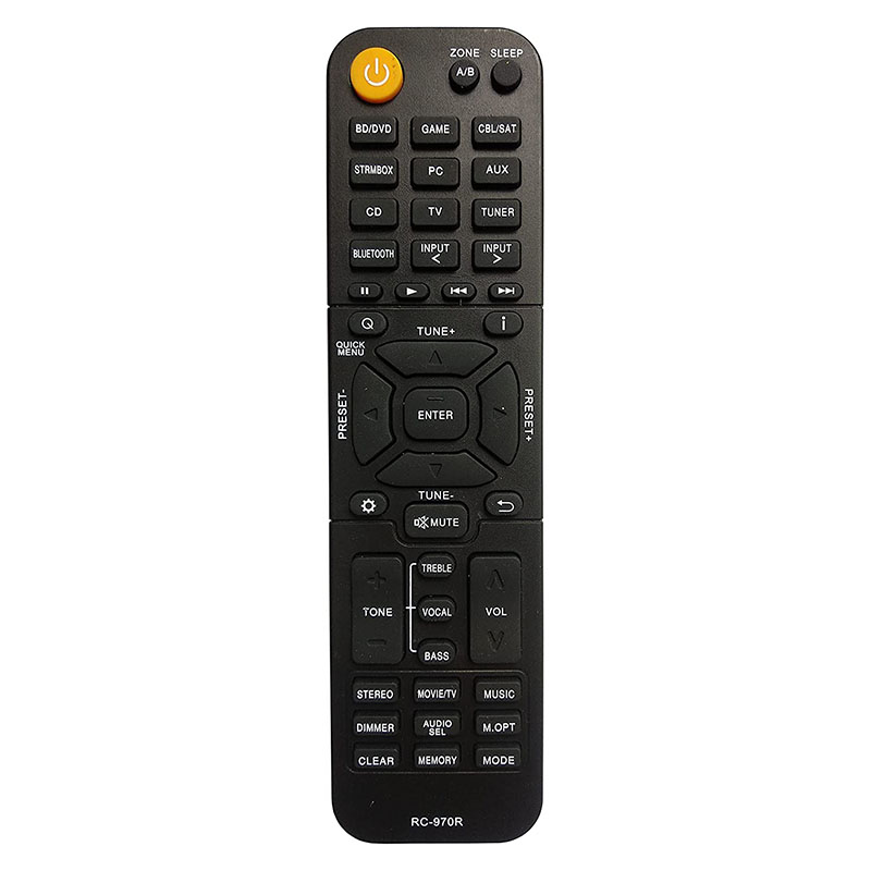 Universal--Fernbedienung als Ersatz für ONKYO RC-970R TX-SR393 HT-R398 TX-SR494 HT-S3910 Audio--/Video-Empfänger-Fernbedienung