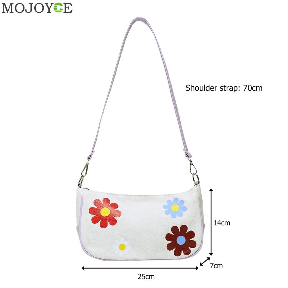 Décontracté toile sac à bandoulière femmes classique Texture délicate Chic fleur PU épissage petite femme pochette de messager