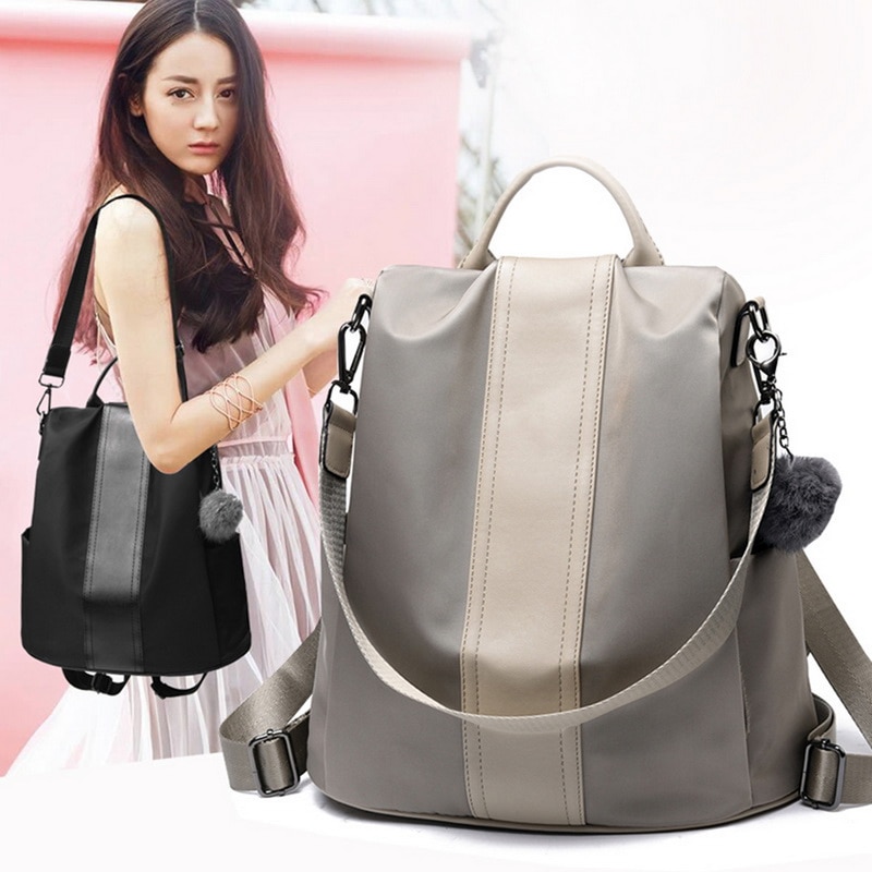 Las mujeres mochila escolar Bolsa de cosméticos bolso mujer mochila chica bolso de hombro Casual Bolsa femenina de gran capacidad mochilas de mujer