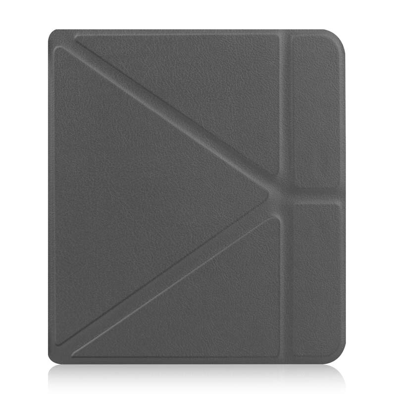 Funda con soporte Transform para Kobo Libra 2, cubierta suave a prueba de golpes, soporte para E-book de 7 pulgadas: Gray