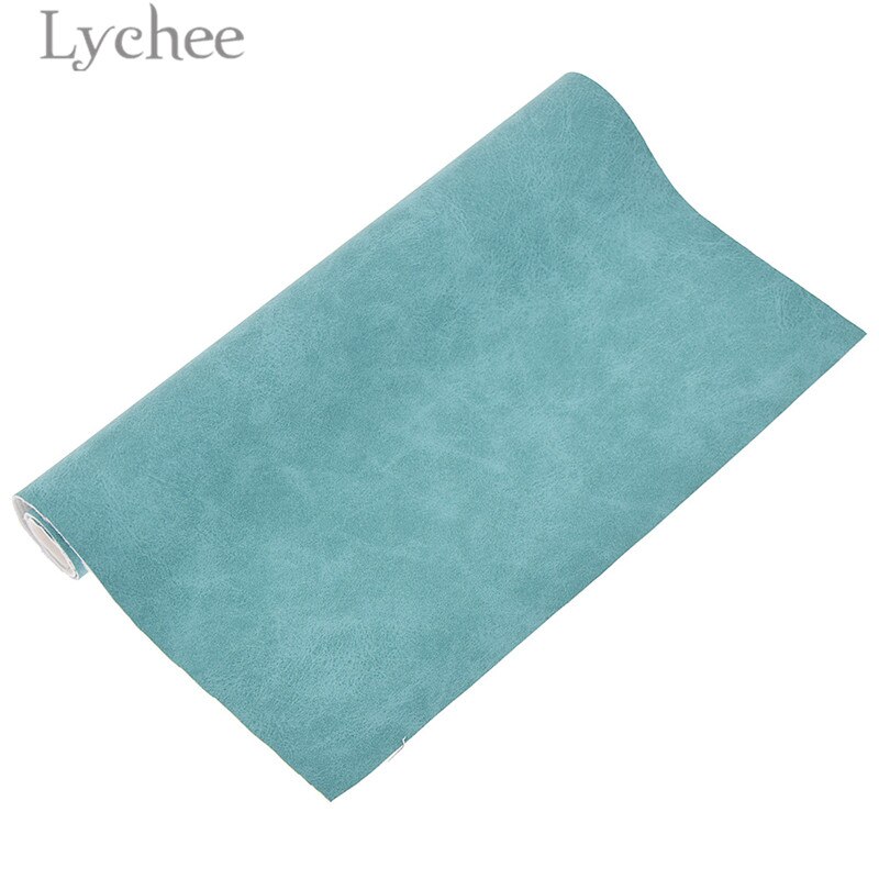 Lychee life 21 x 29cm a4 imiteret ruskind pu-stof flerfarvet vandtæt syntetisk læder gør-det-selv-materiale til håndtaske bælter tøj: 7