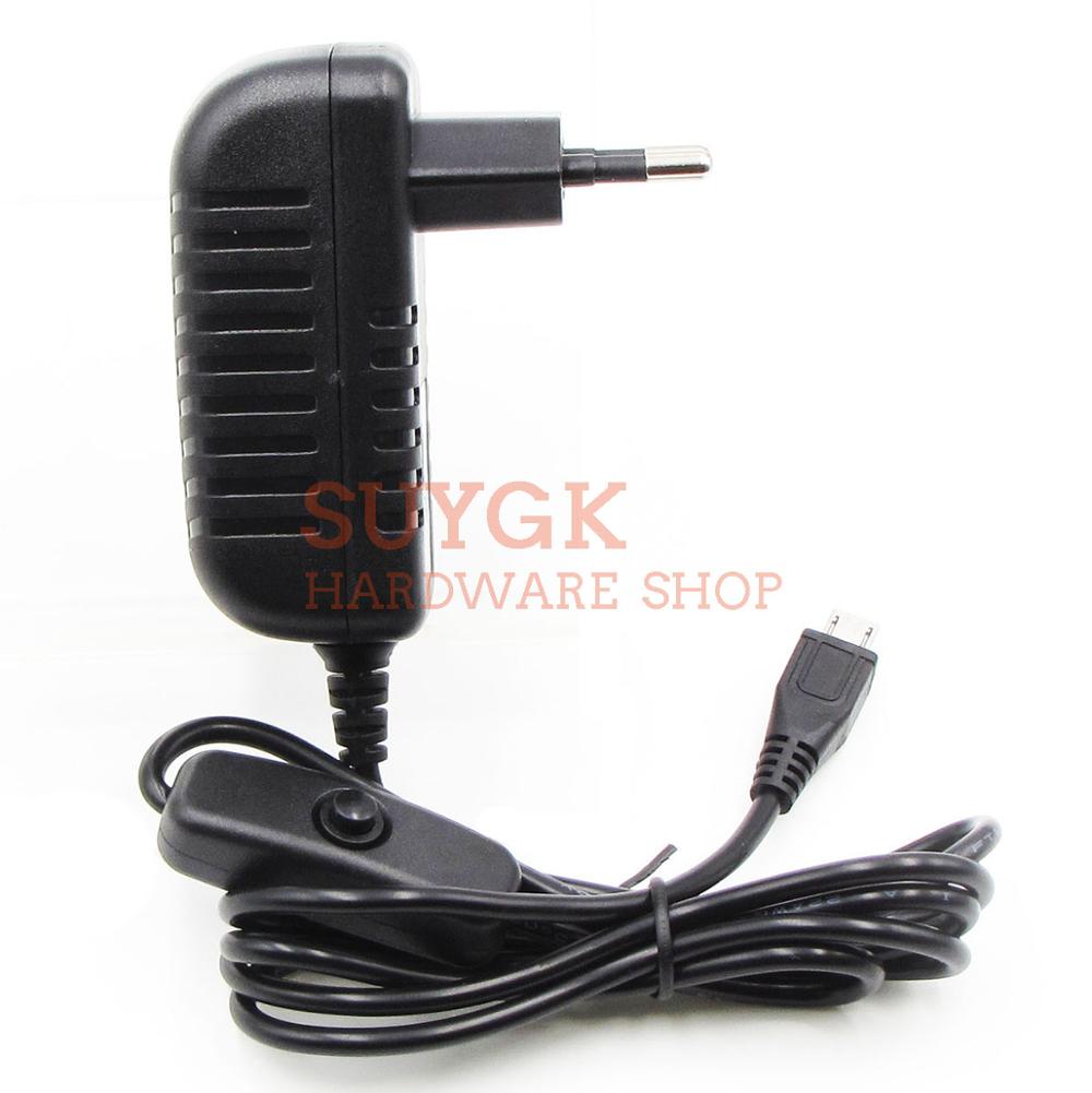 5V3A 5V/3A Raspberry PI 3 model B+Plus Power Adapter ON/OFF switch button power supply charger DC/AC Adapter PSU Power Source