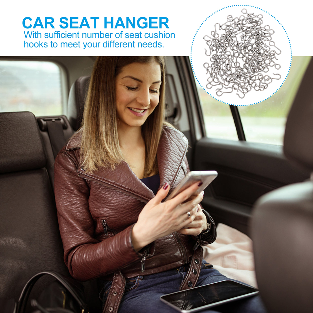 200pcs Car Seat Cushion Fixing Hooks Multi-functional Car Seat Cover Fixer