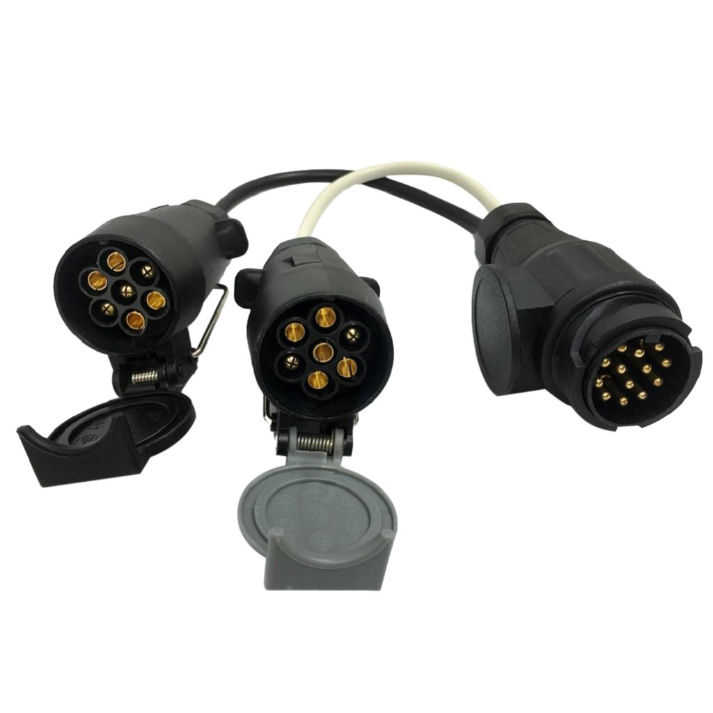 13 Szpilka robić 7 Szpilka 12V gniazdo przyczepy aluminiowe złącze robić przyczepy hak holowniczy