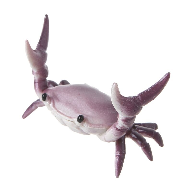 Japanese Cute Crab Pen Holder Weightlifting Crabs Penholder Bracket Storage Rack Stationery: Purple