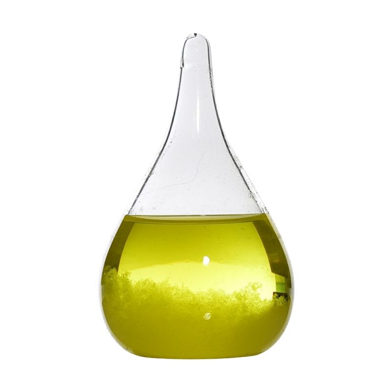 30ml transparent Tröpfchen Sturm Glas Wasser Tropfen nasser Prognose Anzeichen Monitor Flasche Heimat Barometer Schreibtisch Dekor: WD1413A6