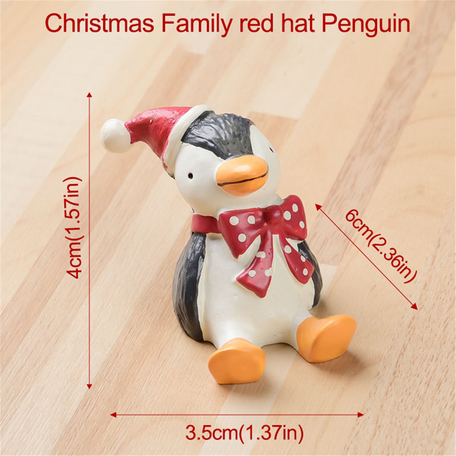 Woonaccessoires Ambachten Decor Ornamenten Hars Decoratie Kunstmatige Dier Kerstman Ornamenten Kerst Ornamenten Custom