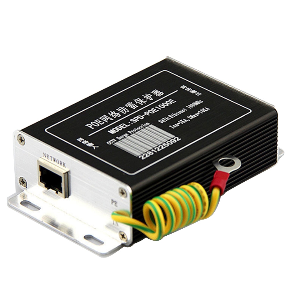 IP Camera Network POE Switch RJ45 & POE Surge Protector,Protection Device, Lightning Arrester,SPD For 1000mbps Ethernet Network