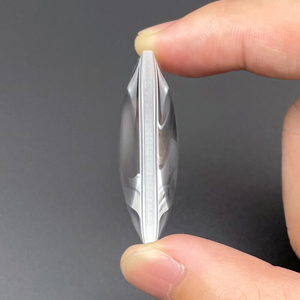 50mm Optical Glass Focal Length 50mm 200mm 300mm Double Convex Condensing Optics Biconvex K9 Glass Magnifying Lens Magnifier