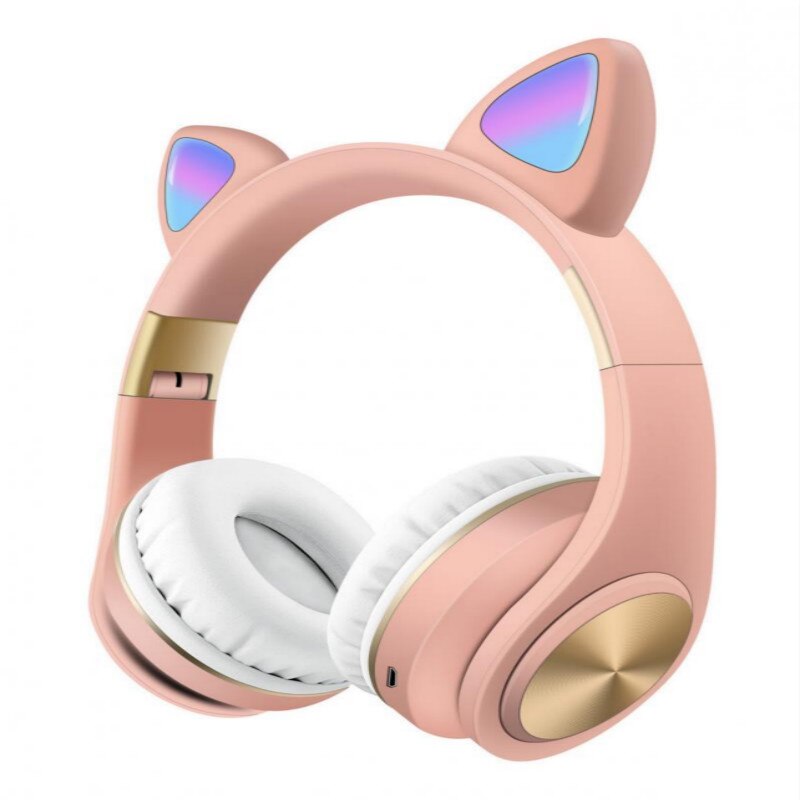 Wireless Bluetooth 5.0 Head-mounted Sport Wireless Headset With Microphone LED Light For Kids Girls Earphones Accessories: 04