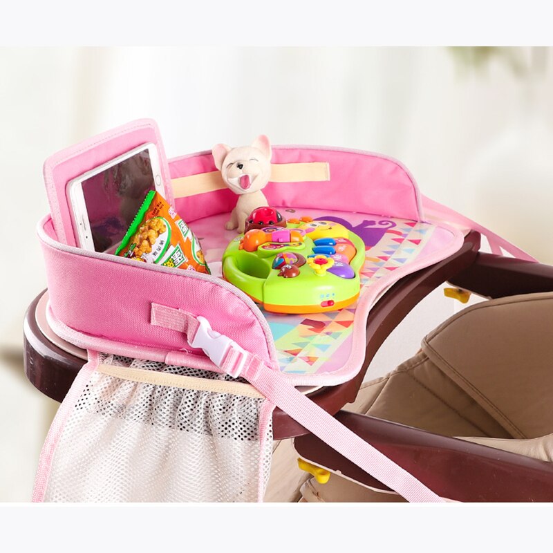 Table Portable pour bébé, pour poussette, support de poussette, bureau de nourriture, étanche, , siège de voiture, plateau de rangement, jouet pour enfants