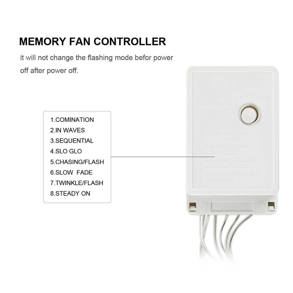 2.5M 3.2M 8 Work Modes Christmas Decoration garland LED Fairy Lights Star And Moon Curtain Light String Party Decor Lamp