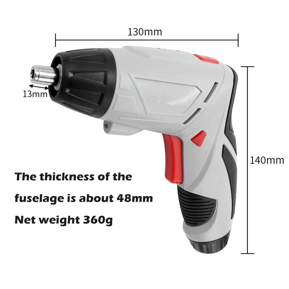 Mini electric screwdriver rechargeable screwdriver lithium battery electric screwdriver tool forward reverse speed hand drill