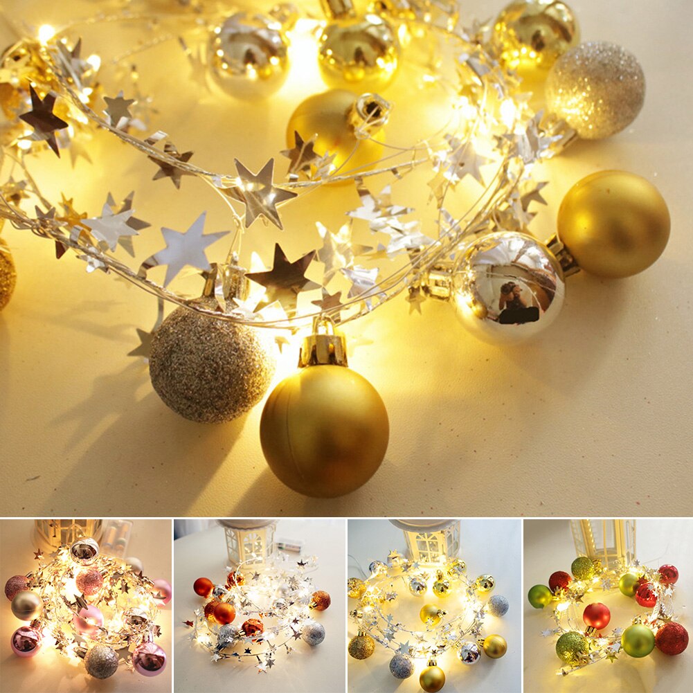 Seasonal String Light Décor 20 LED Christmas Home Wedding Lamp Entrance