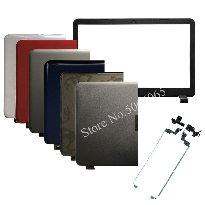 Nouvelle couverture arrière d'ordinateur portable LCD/lunette avant LCD/charnières pour HP 15-h005la 15-G 15-R 15-S 15T-R000 15Z-G000 245 250 N2815 256 15.6