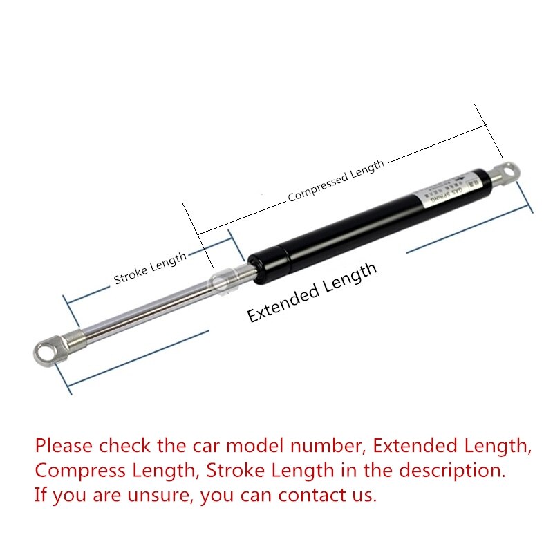 1 Pair Trunk Lift Supports Struts 4457,SG314008,4416914 for Cadillac Escalade 2005, Chrysler LeBaron 1987 - 1995 Gas Springs