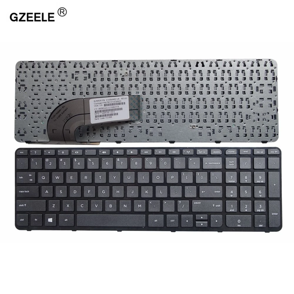 SP/FR/UK/AR keyboard for HP pavilion 15T 15Z 15-F 15-G 15-N 15-H 15-R 15-S 15-D RT3290 CQ15-A 15-E 15-N000 TPN-Q130 250 G3 C117: GOLD