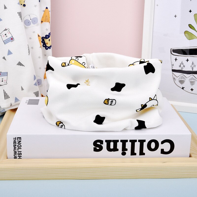 Foulard en coton pour enfants, nouveauté, collection printemps automne hiver: cow