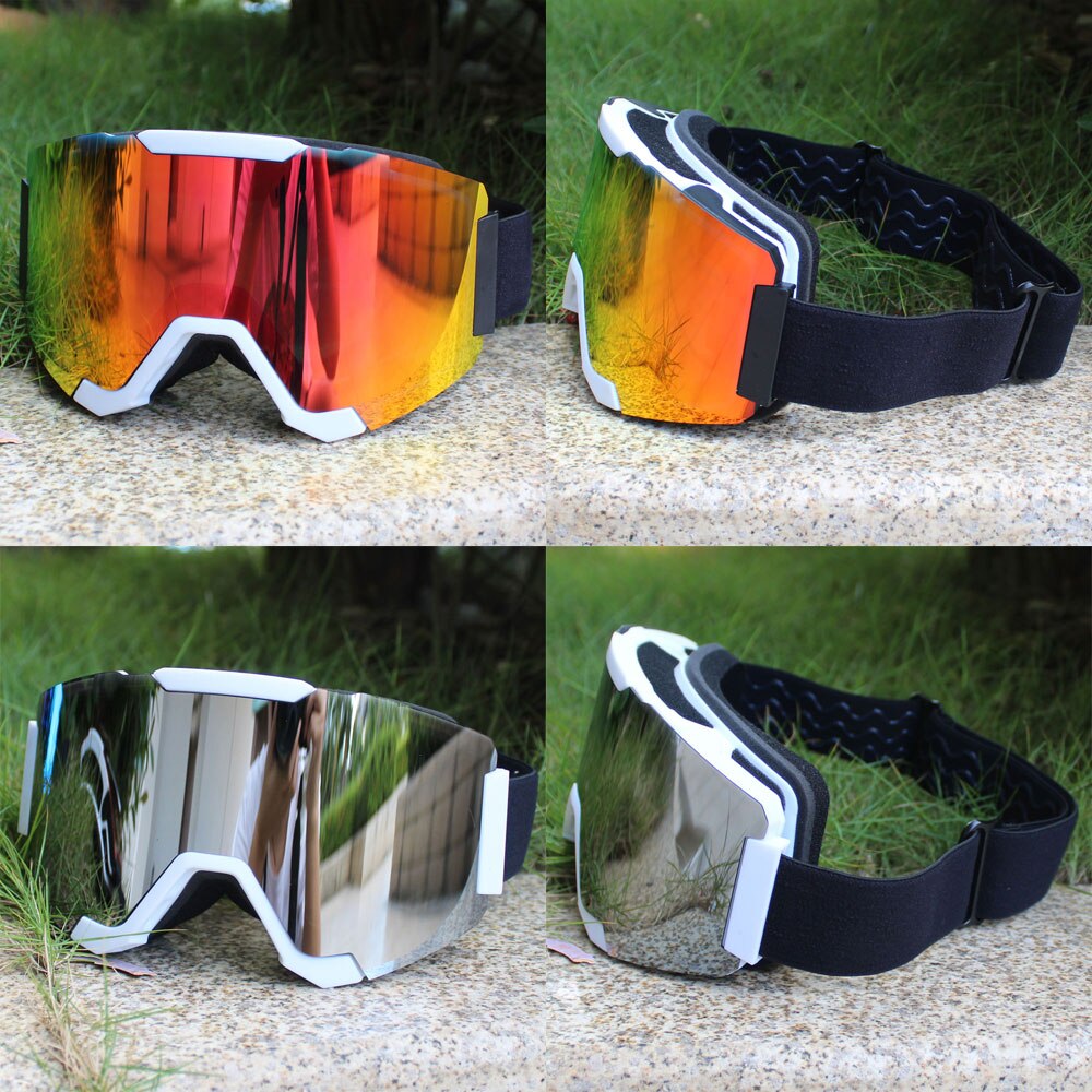 Magnetic Ski Goggles Double Layer Polarized Lens Skiing Anti-fog UV400 Snowboard Goggles Men Women Ski Glasses Eyewear