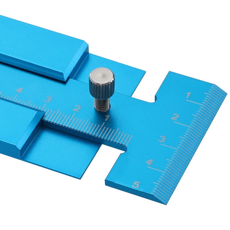 Table Saw Measuring Ruler Woodworking Gadget Depth Measurement Height Limit Gauge Tools for Wood Measuring