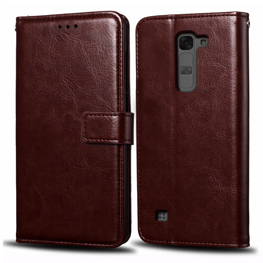 Leather Wallet Case For LG Magna H502F H522Y G4c H525N H500F Flip Phone Cover Card Slots Stand Holder Funda H500F Volt 2 LS751