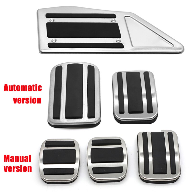 Voiture pied pédale plaque de protection pour Peugeot 3008 5008 GT LHD accélérateur gaz frein pédale plaquettes tapis couverture repose-pieds 3008