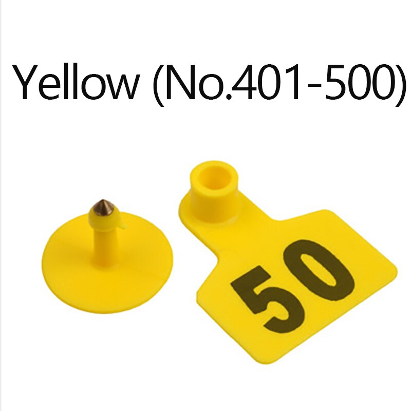 Varken Oor Signage Tag Geen. 001-500 Identificatie Cardscopper Hoofd Oorbellen Vee Levert Apparatuur Vee Schapen Kalveren Koe: J