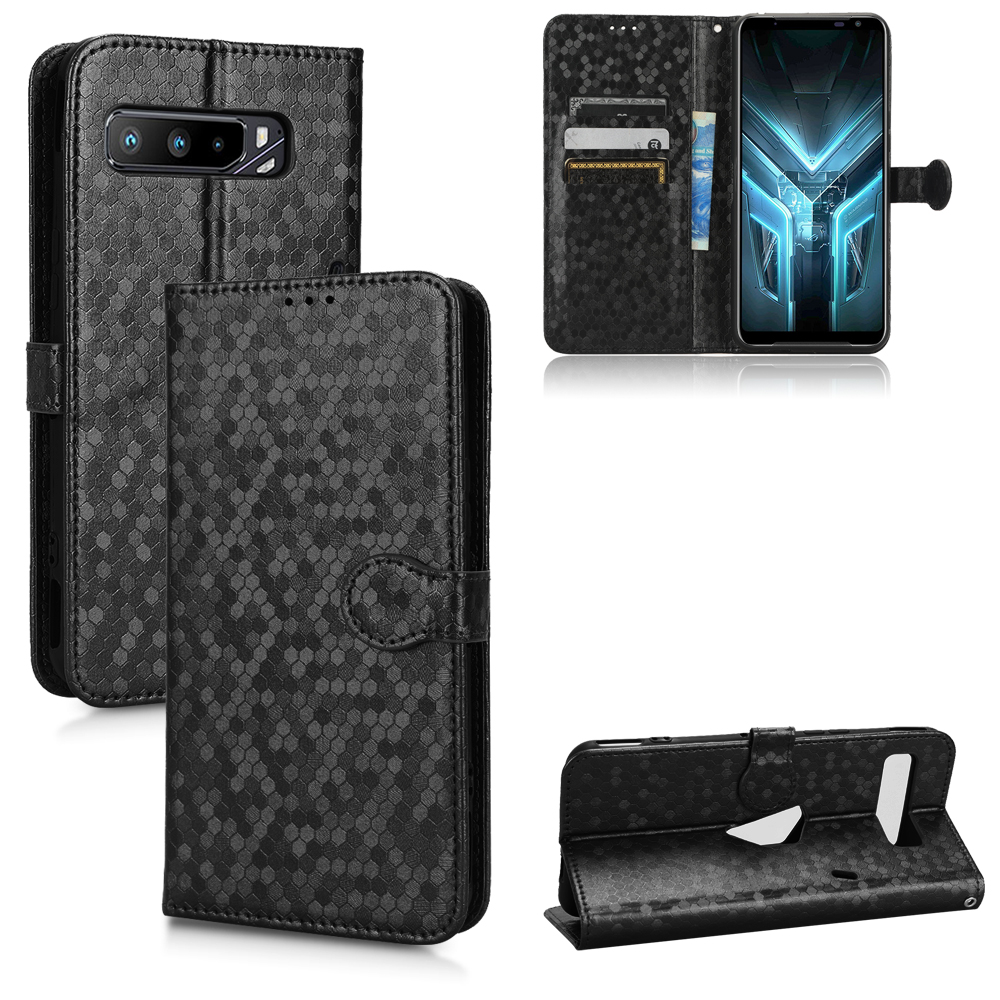 Til asus rog telefon 3 strix  zs661ks flipplommebokdeksel til asus  zs661ks rog 3 i003dd- deksel magnetisk skinnluksustelefonvesker