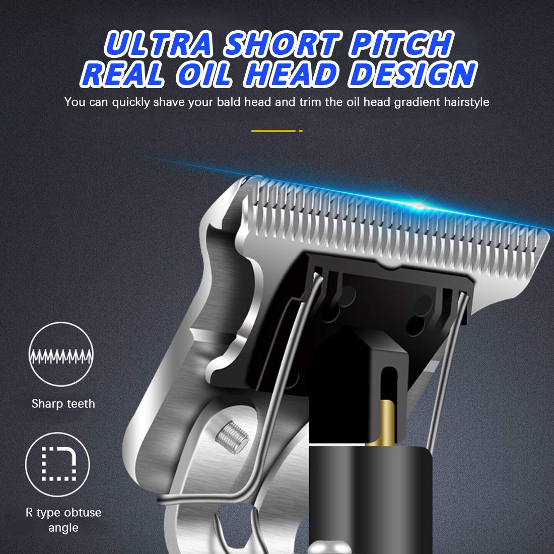 Elektrische Tondeuse Oplaadbare Scheerapparaat Baard Trimmer Professionele Mannen Haar Snijmachine Baard Kapper Tondeuse