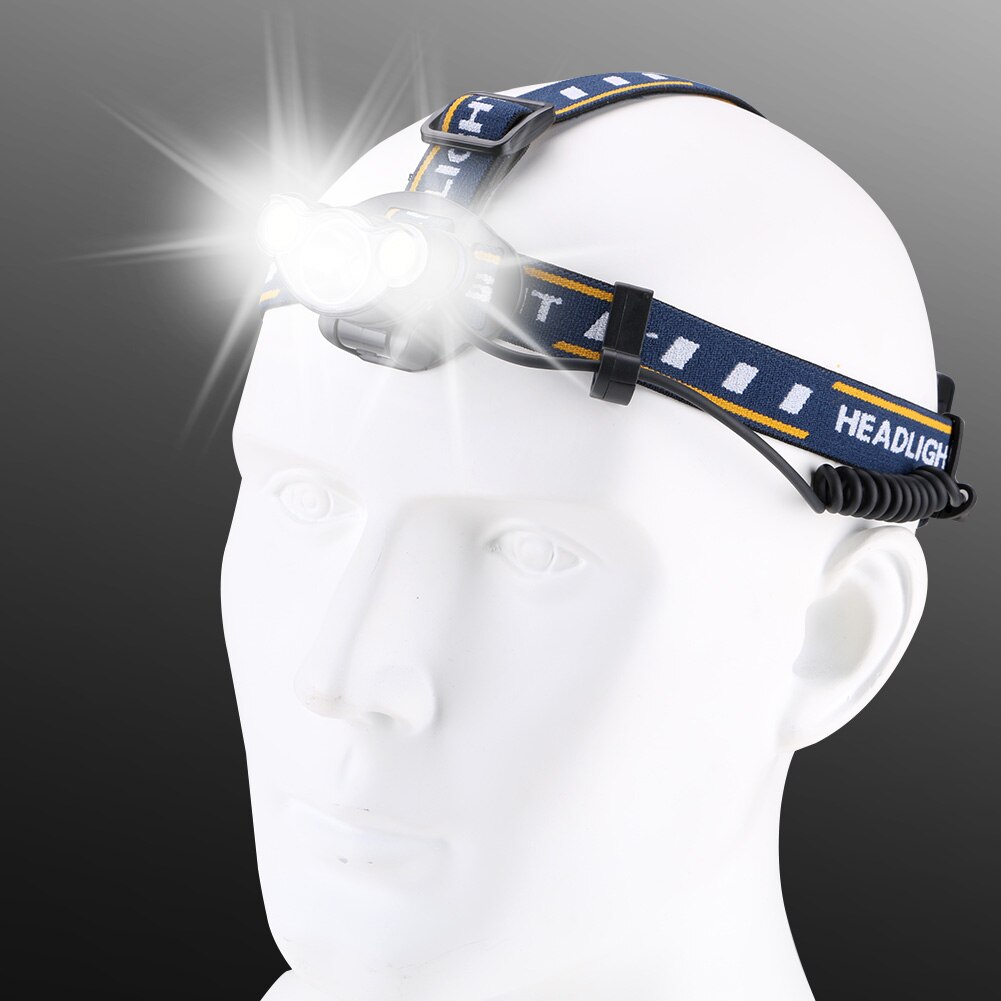 Powerful LED Headlight CREE xml t6 cob Headlamps White+Red LED waterproof usb charge Head Lantern 2x18650 Frontal Lamp Torch