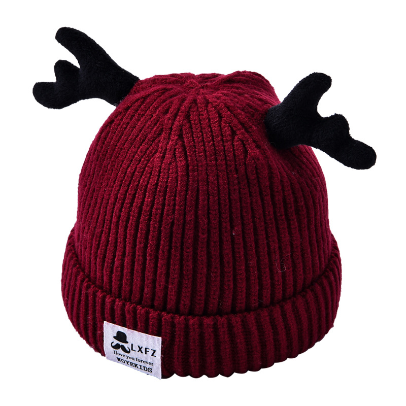 Chapéu de lã do bebê de malha outono e inverno crianças espessamento meninas bebê meninos crianças versão coreana da maré 0-4 anos de idade: Verde