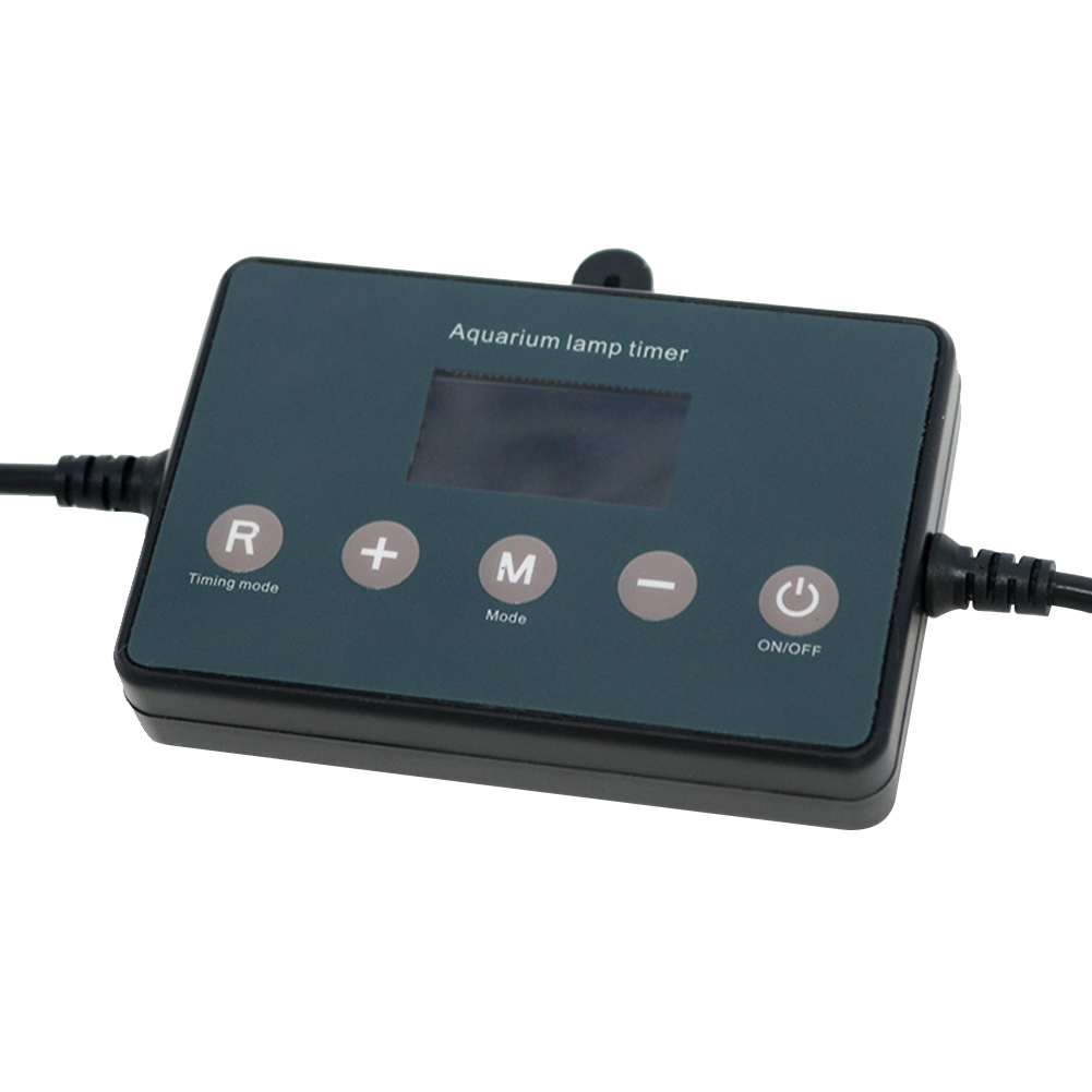 Sunrise Sunset Intelligent Timing LCD Screen 12-24V Aquarium Dimmer Controller LED Light Home Easy Use ABS Mini Lamp Accesories
