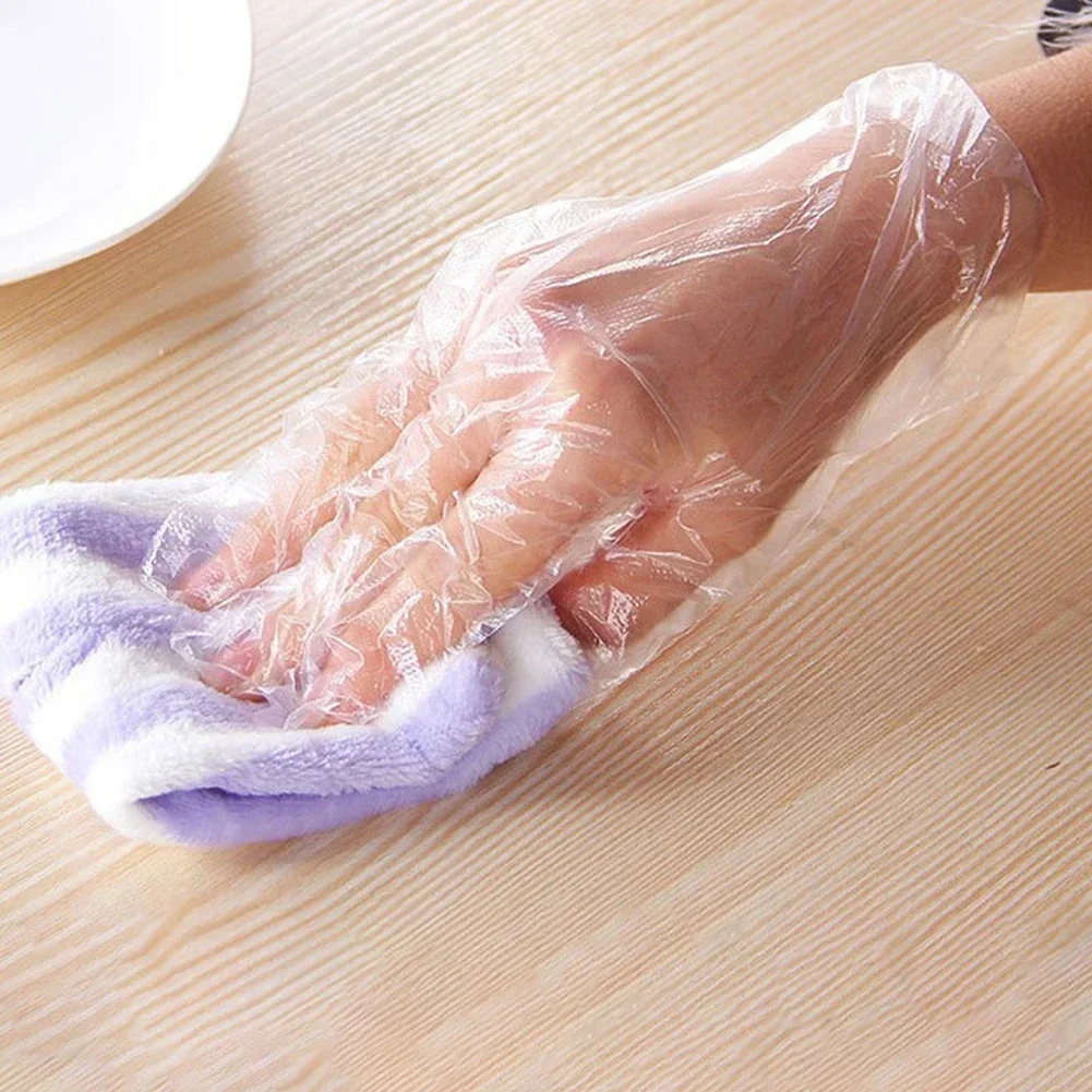 100 stuks wegwerphandschoenen multifunctionele handschoenen voor keuken koken huishoudelijke schoonmaak latex voedselbereiding veilige handschoenen