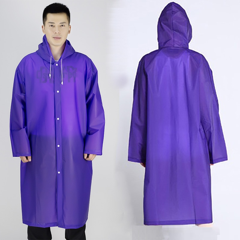 Universele transparante heren regenjas regenhoes poncho reis dames regenkleding waterdicht kamperen capuchon capa de chuva ondoordringbaar