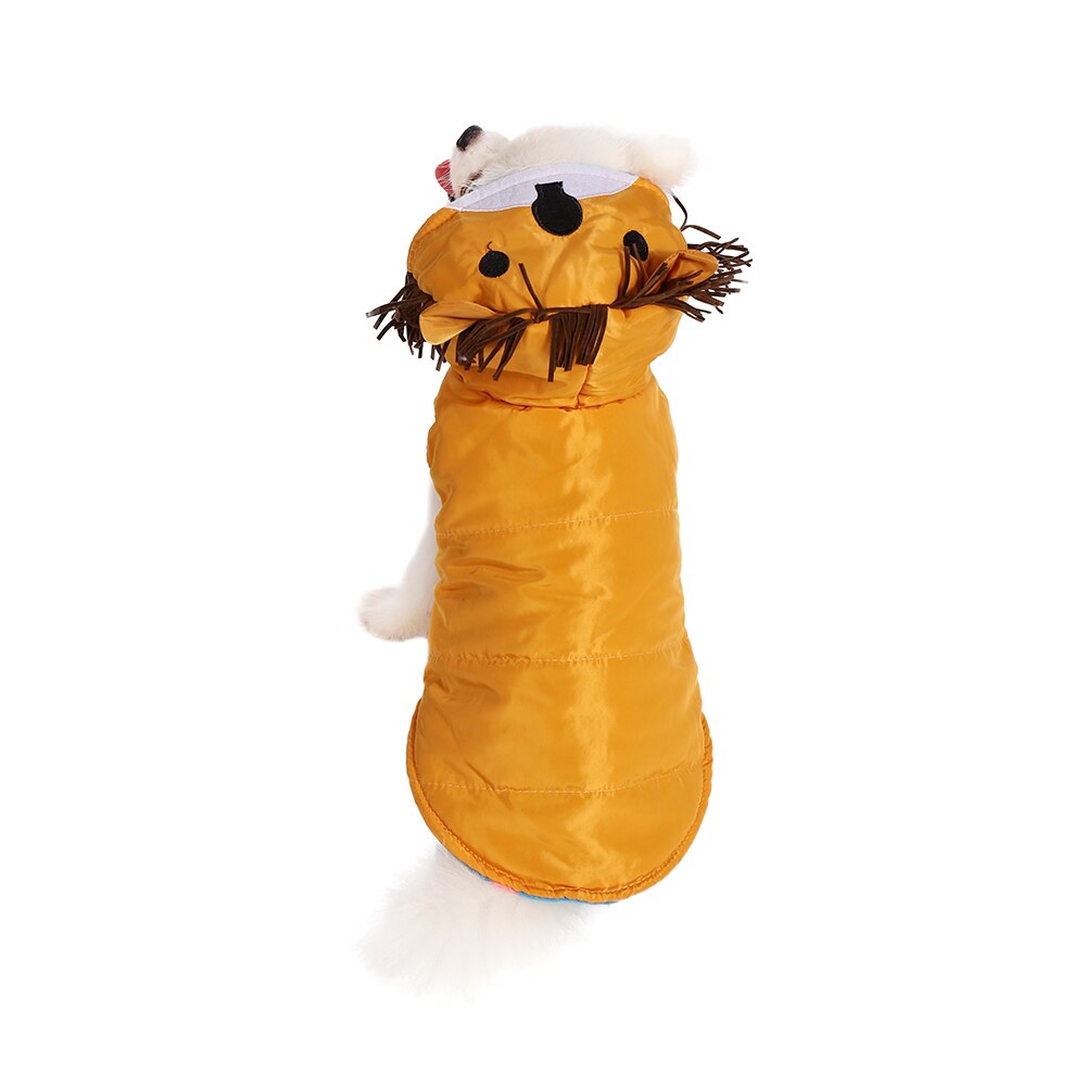 Śmieszne słodkie ubranka dla kotów lew kostium Cosplay na Halloween dla kota placki Halloween ubrania świąteczne kurtka wiatrówka z polaru