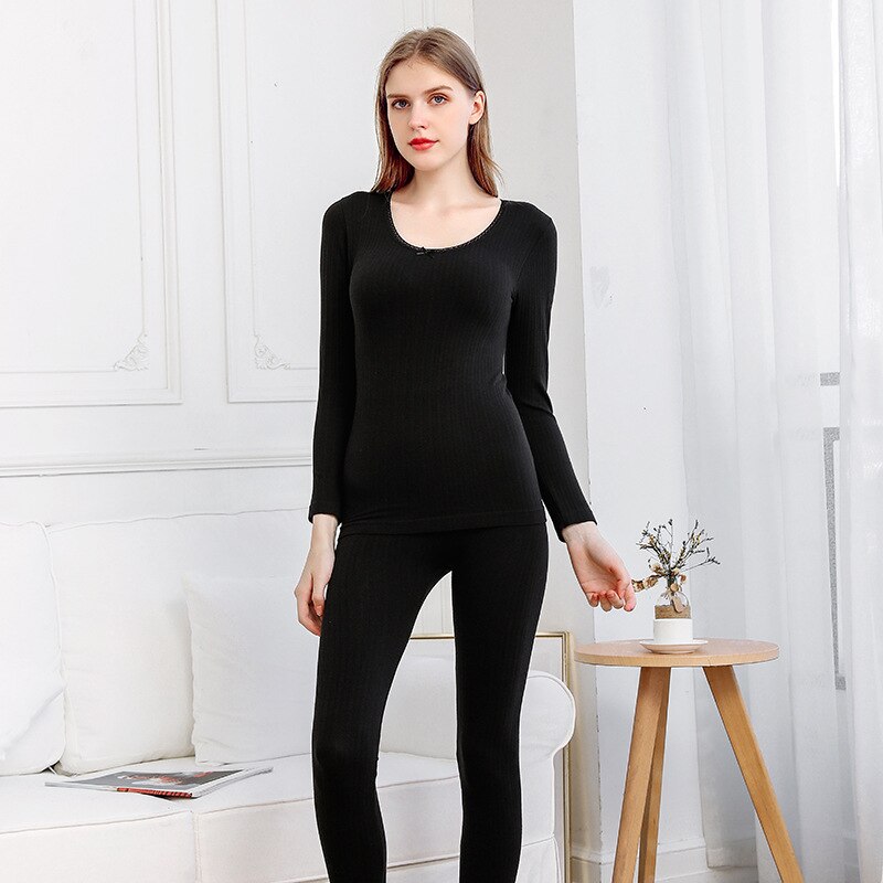 Thermal Underwear Women For Winter Long Johns Female Underwear Suit Thick Breathable Warm Clothing Thermal Underwears