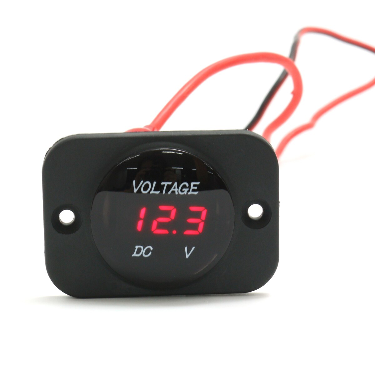 12& # 8209 motorfiets dual led voltmeter ampèremeter auto