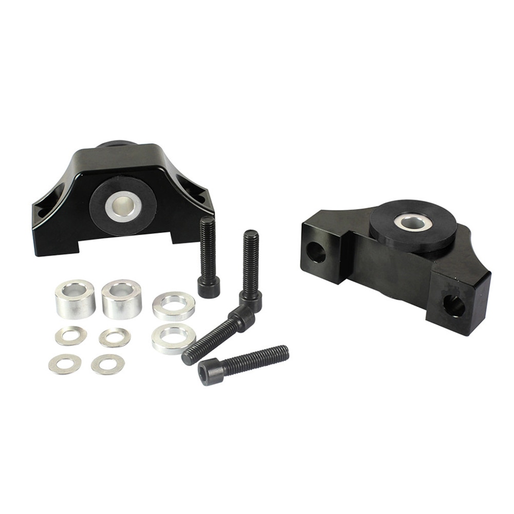 Solid Steel Bushing Motor Mount Kit – D/B Series Swap For 96-00 Civic EK (Black)