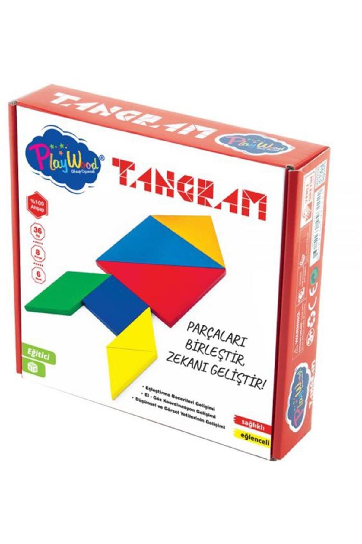 Tangram in legno in scatola