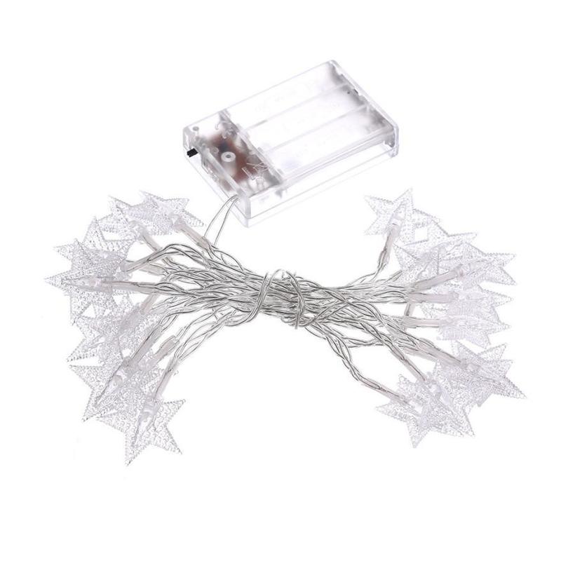 Juldekor utomhus krans julbelysning led fairy string lights 1m 3m 6m luces decoracion ljus ljus år