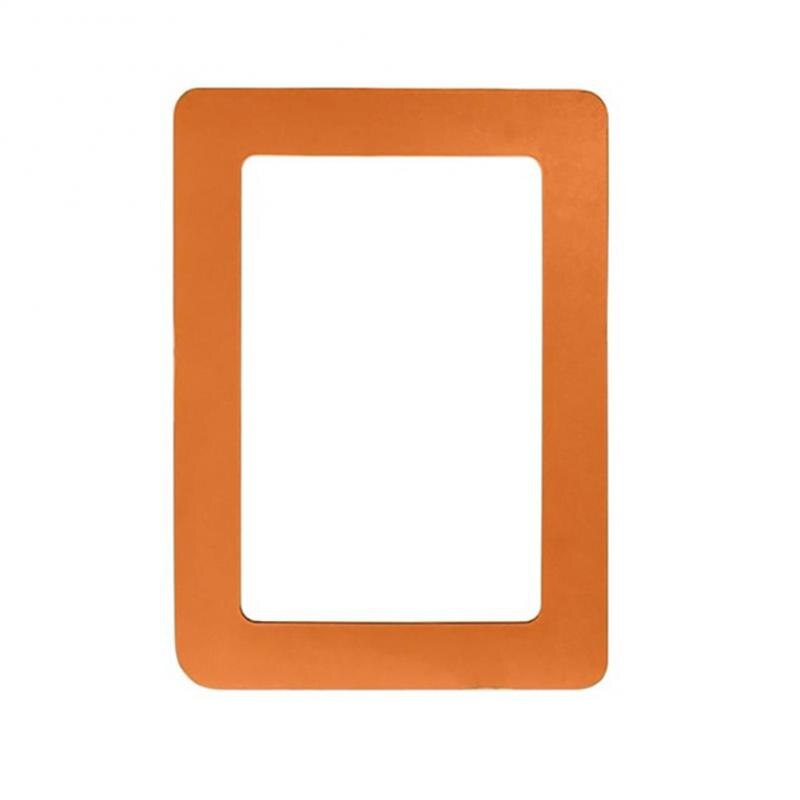 1PC DIY Photo Frame Home Colorful Magnetic Picture Frames Fridge Refrigerator Magnet Photoframe PVC Magnetic Frame Home Decor