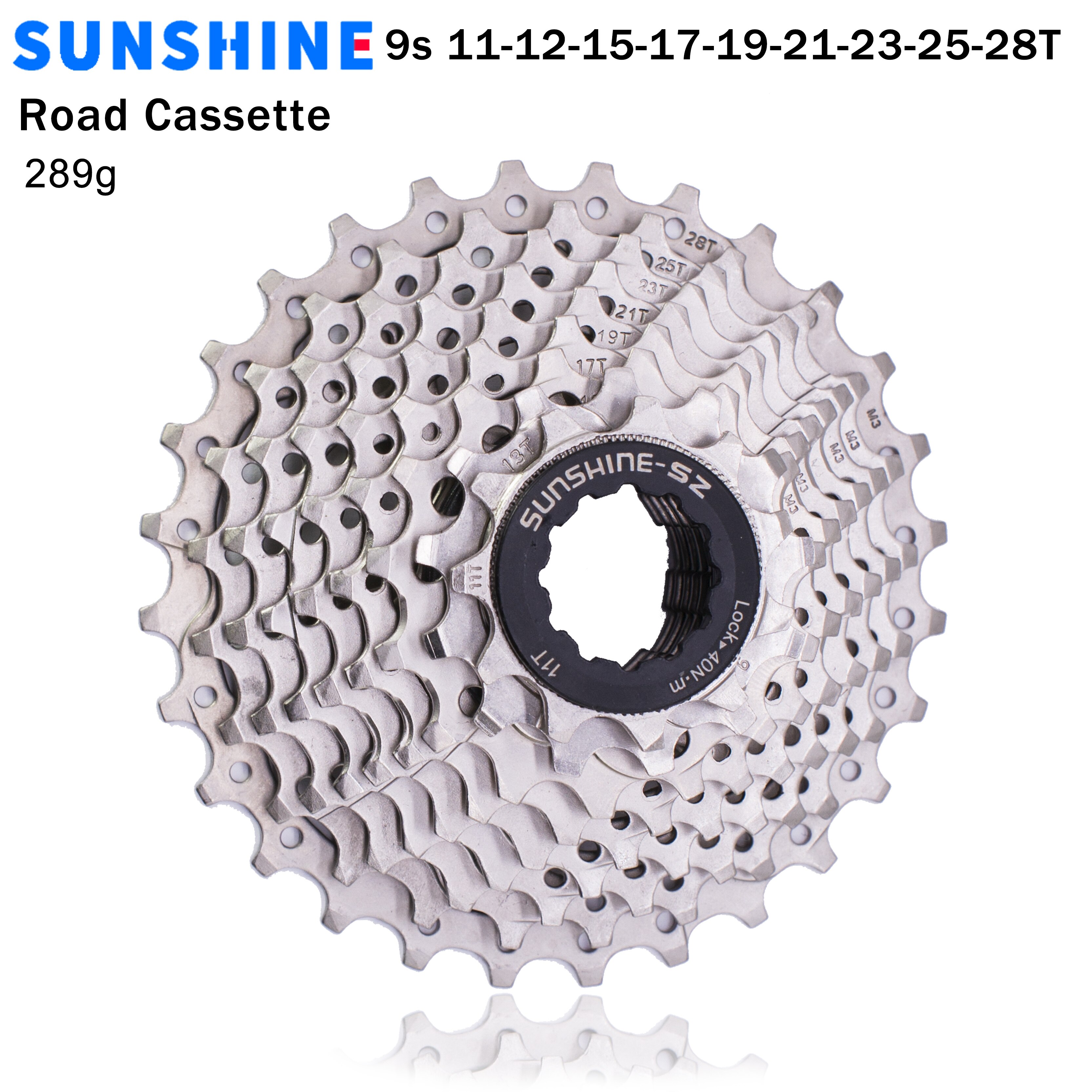 SUNSHINE-sz 9 10 Speed Bicycle Flywheel Cassette 11-28T 9v Road Bike Variable Speed Cassette 28T For 105 SUMC 9 Speed Chain